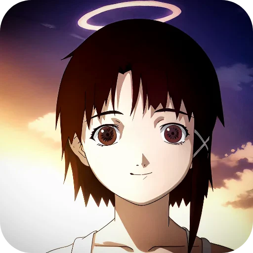😁 Стикер «Lain Iwakura» для Telegram