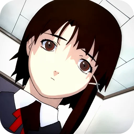 😞 Стикер «Lain Iwakura» для Telegram