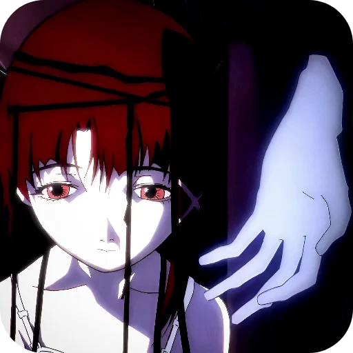 😞 Стикер «Lain Iwakura» для Telegram