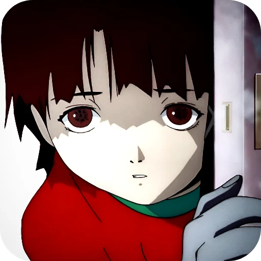😞 Стикер «Lain Iwakura» для Telegram