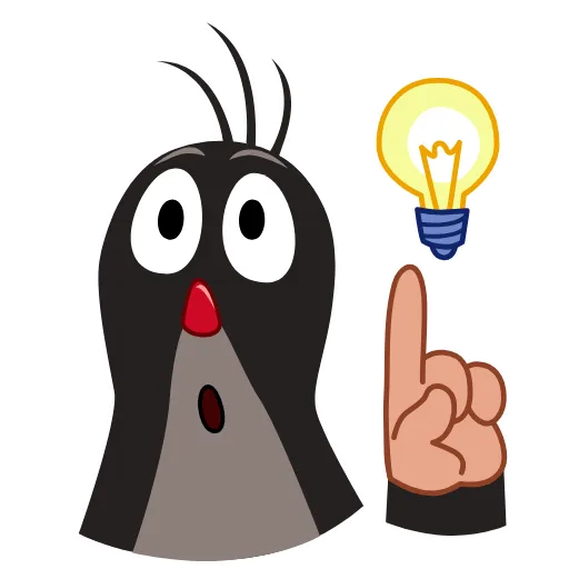 💡 Стикер «Больше стиков» для Telegram