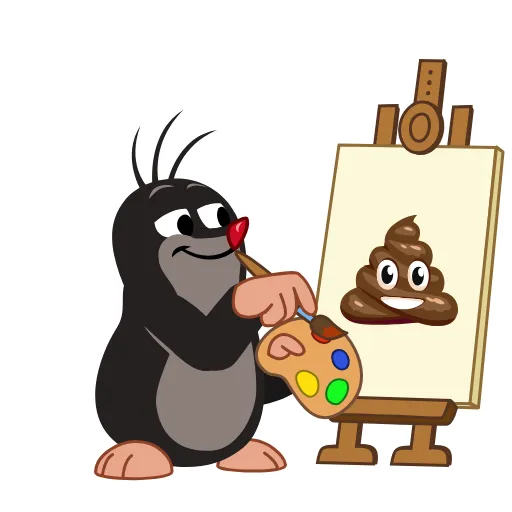 💩 Стикер «Больше стиков» для Telegram