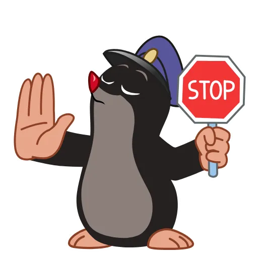 ⛔️ Стикер «Больше стиков» для Telegram
