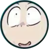 Стикер 56 100 Faces Meme