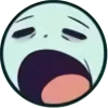 Стикер 24 100 Faces Meme