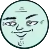 Стикер 27 100 Faces Meme