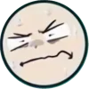 Стикер 53 100 Faces Meme