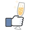 Стикер 8 Facebook Likes