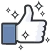 Стикер 3 Facebook Likes