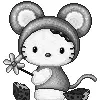 Стикер 40 black&amp;white