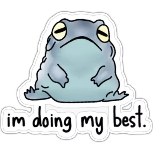 🐸 Стикер «Жябки» для Telegram