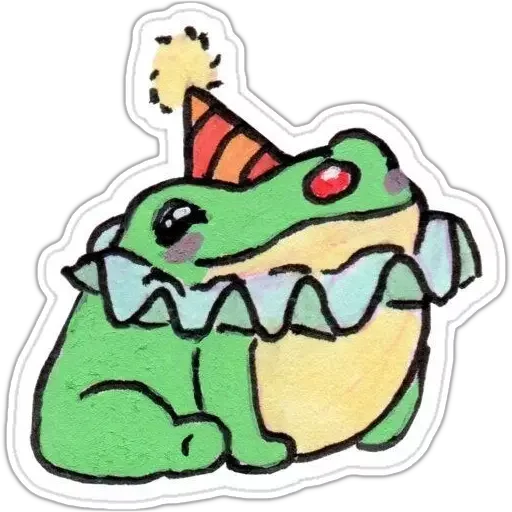 🐸 Стикер «Жябки» для Telegram