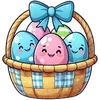 Стикер 55 🥚Пасхальные яички и популярные персонажи