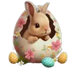 Стикер 43 🥚Пасхальные яички и популярные персонажи