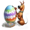 Стикер 18 🥚Пасхальные яички и популярные персонажи