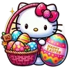 Стикер 16 🥚Пасхальные яички и популярные персонажи