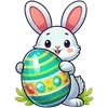 Стикер 31 🥚Пасхальные яички и популярные персонажи