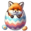 Стикер 33 🥚Пасхальные яички и популярные персонажи