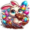 Стикер 47 🥚Пасхальные яички и популярные персонажи