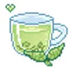 Стикер 37 Green #color #green #cute