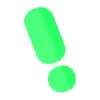 Стикер 54 Green #color #green #cute