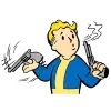 Стикер 23 😀 Набор эмоджи по игре и сериалу «Fallout Фаллаут Фоллаут»