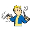Стикер 29 😀 Набор эмоджи по игре и сериалу «Fallout Фаллаут Фоллаут»