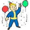 Стикер 35 😀 Набор эмоджи по игре и сериалу «Fallout Фаллаут Фоллаут»
