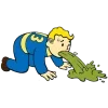 Стикер 30 😀 Набор эмоджи по игре и сериалу «Fallout Фаллаут Фоллаут»