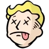 Стикер 18 😀 Набор эмоджи по игре и сериалу «Fallout Фаллаут Фоллаут»