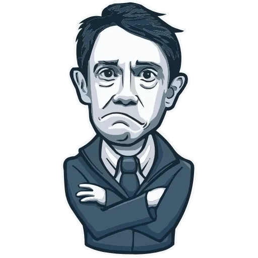 Стикер 26 Famous Characters HD