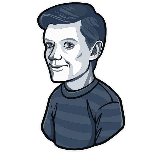 Стикер 42 Famous Characters HD