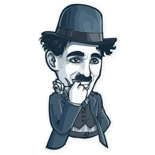Стикер 15 Famous Characters HD