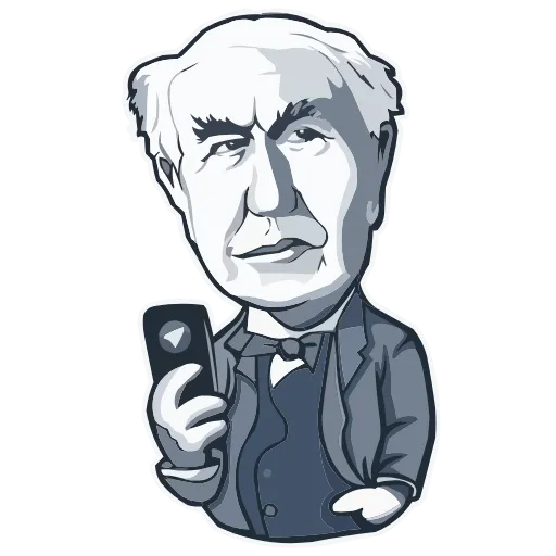 Стикер 47 Famous Characters HD