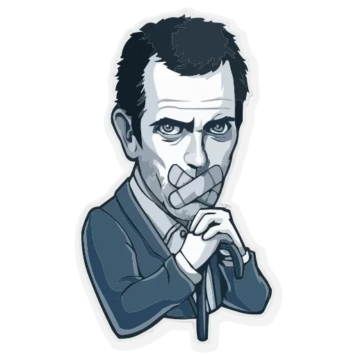 Стикер 18 Famous Characters HD