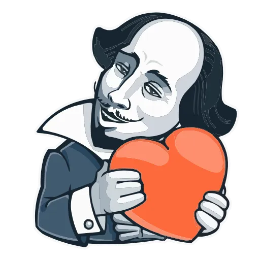 Стикер 58 Famous Characters HD