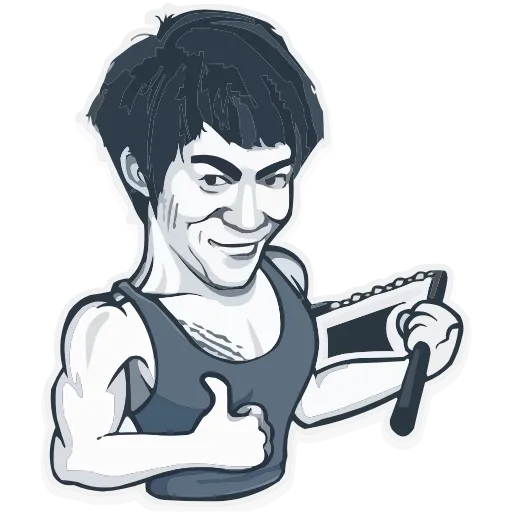 Стикер 19 Famous Characters HD