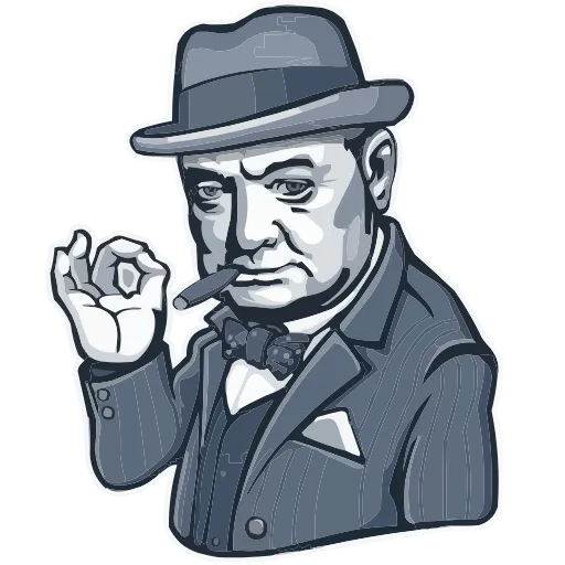 Стикер 45 Famous Characters HD