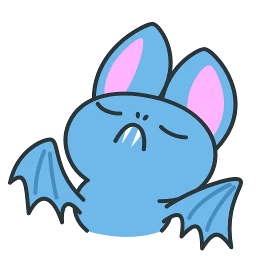Стикер 10 Fang Bat