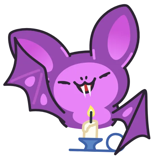 Стикер 25 Fang Bat