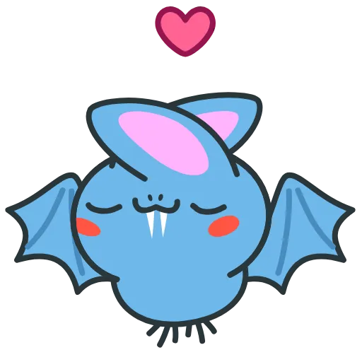 Стикер 6 Fang Bat