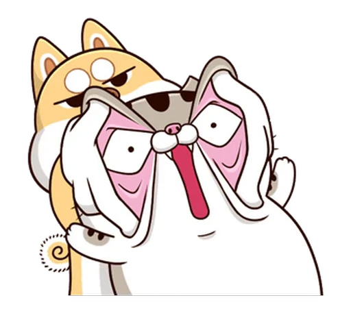 😐 Стикер «Fat Cat» для Telegram