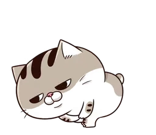 🥹 Стикер «Fat Cat» для Telegram