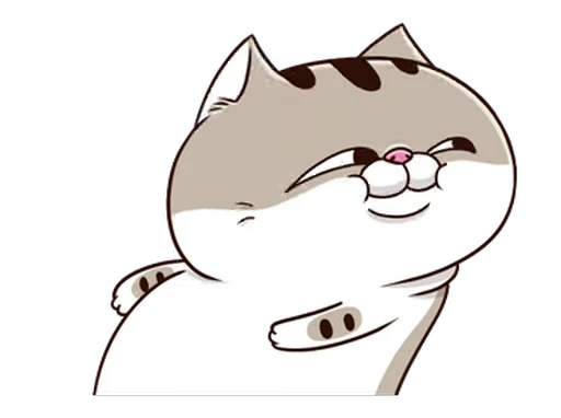 😏 Стикер «Fat Cat» для Telegram