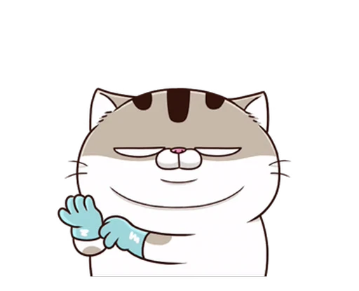😠 Стикер «Fat Cat» для Telegram