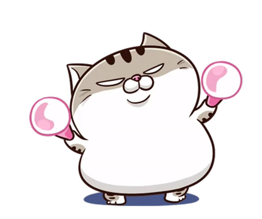 🥳 Стикер «Fat Cat» для Telegram