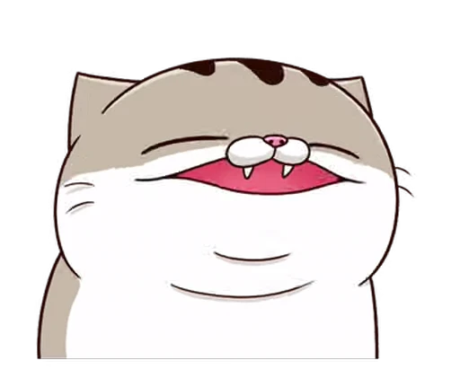 🥱 Стикер «Fat Cat» для Telegram