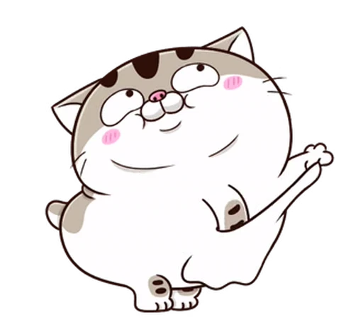 ❤️ Стикер «Fat Cat» для Telegram
