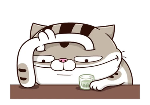 😟 Стикер «Fat Cat» для Telegram