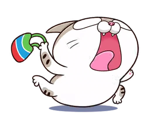 🏃‍♂️ Стикер «Fat Cat» для Telegram